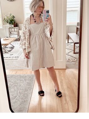 H&M Quilted Babydoll Dress